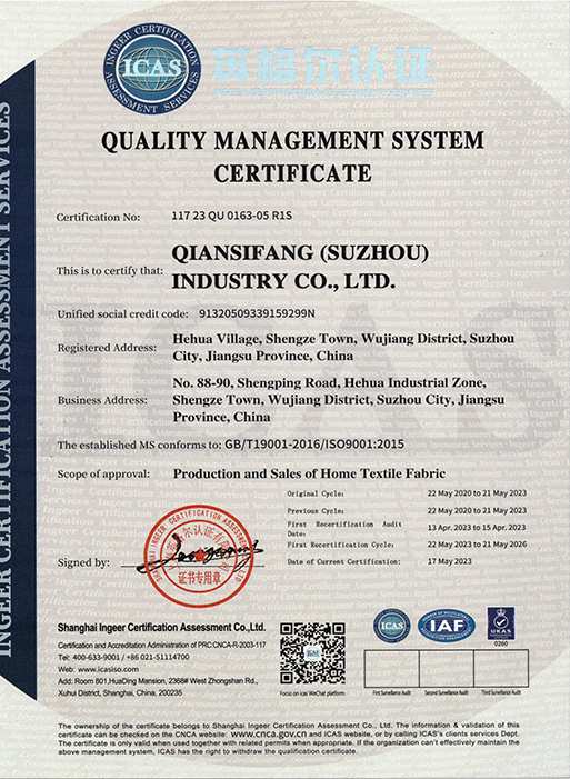 Sijil ISO9001:2015